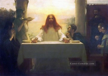 Christus und die Jünger von Emmaus Pascal Dagnan Bouveret Ölgemälde